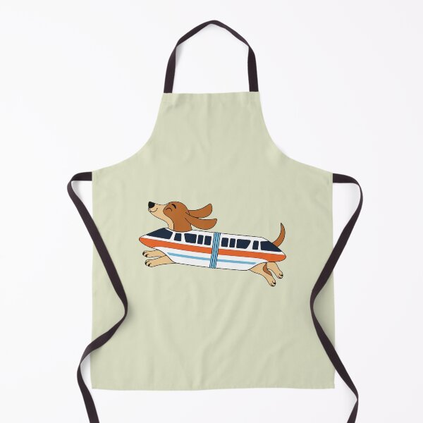Item preview, Cute Doxie Monorail, Retro Theme Sausage Dog, Dachshund Lover designed and sold by sentfromemily.