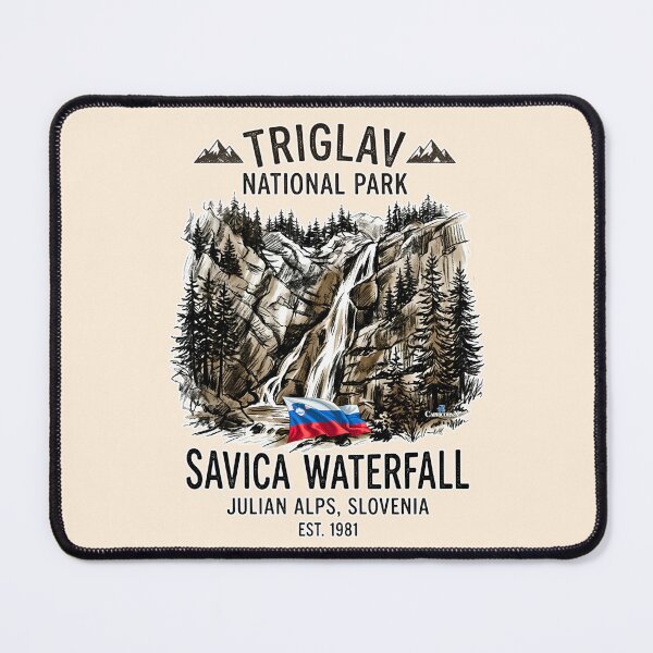 Item preview, Vintage Savica Waterfall Slovenia designed and sold by EvergreenPark - Tee Studio.