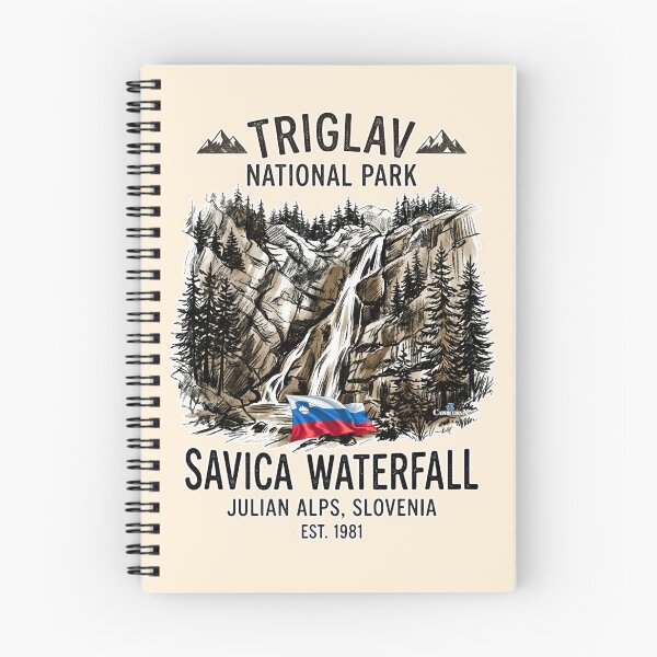 Item preview, Vintage Savica Waterfall Slovenia designed and sold by EvergreenPark - Tee Studio.