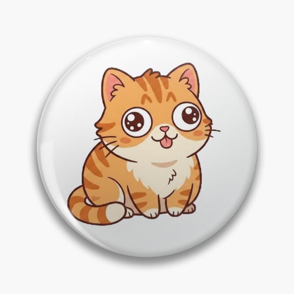 Item preview, Confused Orange Cat - Thoughtless designed and sold by conamor-bymel.