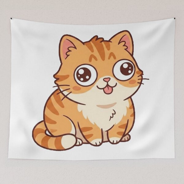 Item preview, Confused Orange Cat - Thoughtless designed and sold by conamor-bymel.
