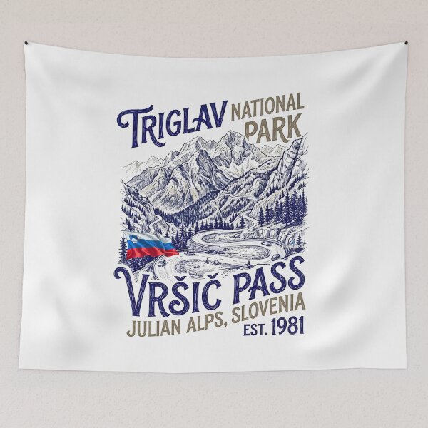 Item preview, Vrsic Pass Triglav National Park designed and sold by EvergreenPark - Tee Studio.