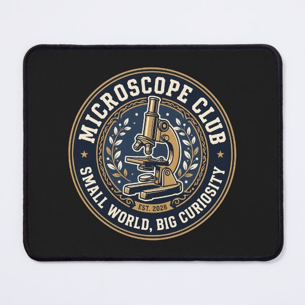 Item preview, Microscope Club Small World - Biology Teacher Vintage Emblem designed and sold by SplashTastic.