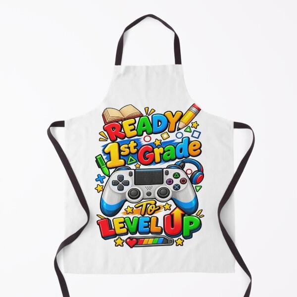 Item preview, Ready To Level Up First Grade Gamer Kid Back To School designed and sold by QuiteOrbit.