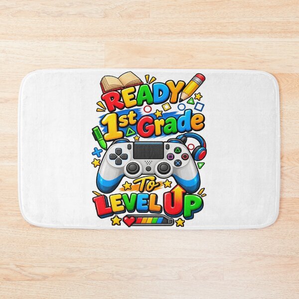 Item preview, Ready To Level Up First Grade Gamer Kid Back To School designed and sold by QuiteOrbit.