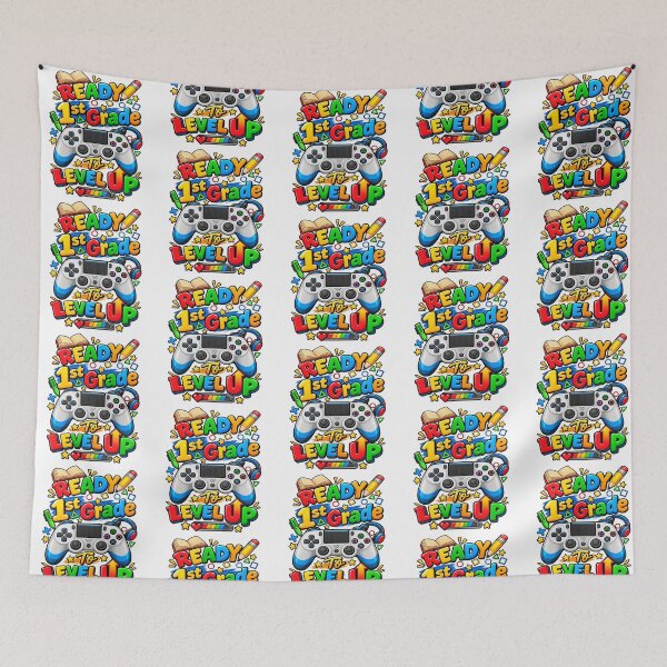 Item preview, Ready To Level Up First Grade Gamer Kid Back To School designed and sold by QuiteOrbit.