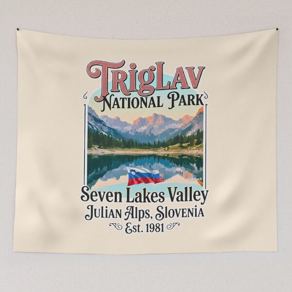 Item preview, Vintage Triglav National Park designed and sold by EvergreenPark - Tee Studio.