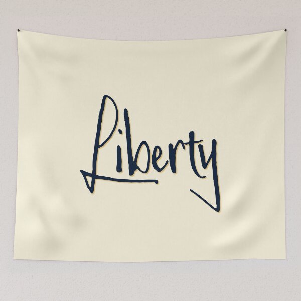 Item preview, LIBERTY personalized type design designed and sold by CharlottePlaceArt.