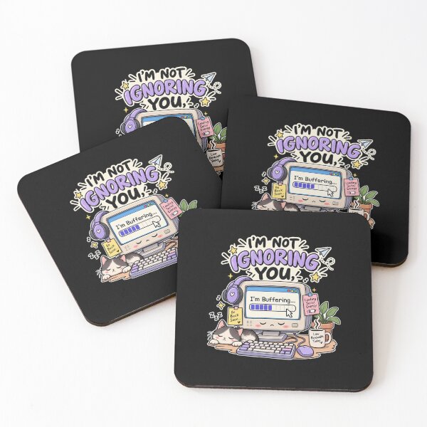 Item preview, I’m Not Ignoring You, I’m Buffering – Funny Introvert designed and sold by DESPOT07.