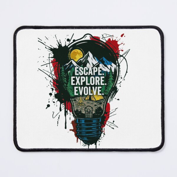 Item preview, Trash Polka Light Bulb Mountain Camping designed and sold by GabeMountainArt.