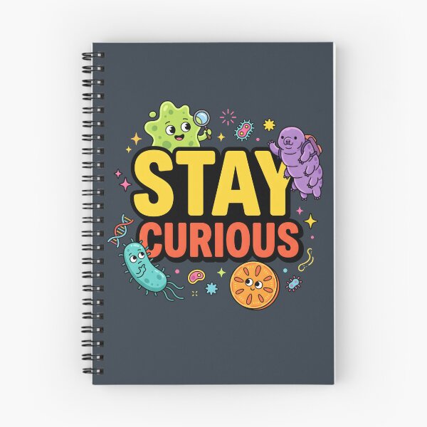 Item preview, Stay Curious Microorganisms - Science Teacher Biology Student Gift designed and sold by SplashTastic.