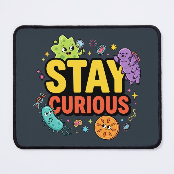 Item preview, Stay Curious Microorganisms - Science Teacher Biology Student Gift designed and sold by SplashTastic.