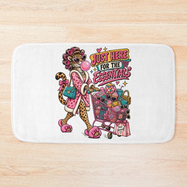 Item preview, Just Here For The Essentials - Glam Shopping Leopard designed and sold by BumbleBloom7.