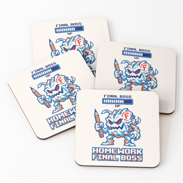 Item preview, Homework Final Boss - Gamer Student Video Game Humor designed and sold by SplashTastic.