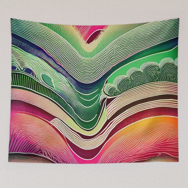 Item preview, Rolling in colour 3 - AI designed and sold by Margo Humphries.