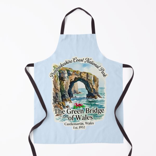 Item preview, Green Bridge of Wales Watercolor designed and sold by EvergreenPark - Tee Studio.