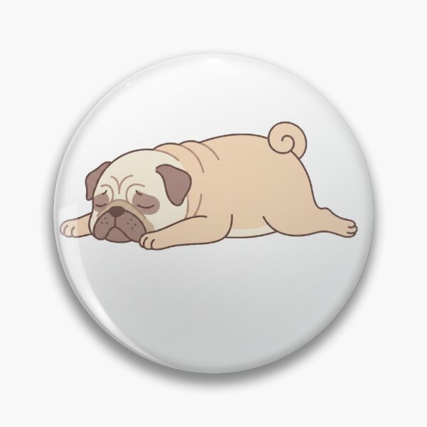 Item preview, Tired Lazy Pug - Nap Time designed and sold by conamor-bymel.