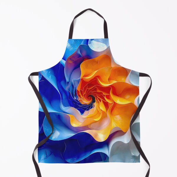 Item preview, Vibrant Spiral of Colors in Orange and Blue designed and sold by Vicky Brago-Mitchell®.