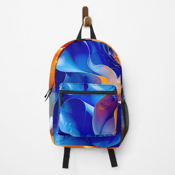 Item preview, Vibrant Spiral of Colors in Orange and Blue designed and sold by Vicky Brago-Mitchell®.