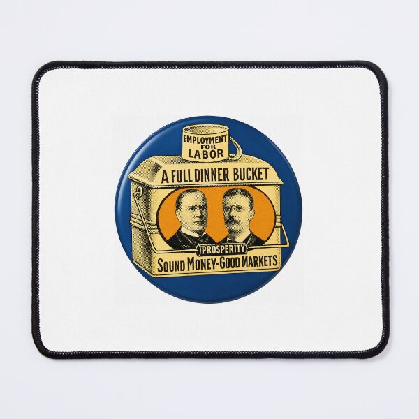 Item preview, McKinley Roosevelt 1900 Campaign Button designed and sold by ArtSpireWorks.