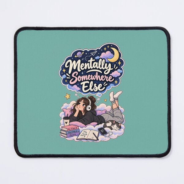 Item preview, Mentally Somewhere Else – Dreamy Daydreamer Aesthetic designed and sold by DESPOT07.
