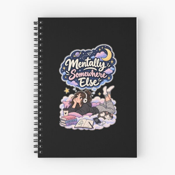 Item preview, Mentally Somewhere Else – Dreamy Daydreamer Aesthetic designed and sold by DESPOT07.