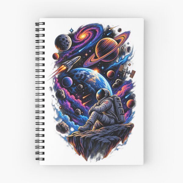 Item preview, Cosmic Explorer Space Adventure – Retro Galaxy Astronaut T-Shirt Design designed and sold by LarkLeaf.