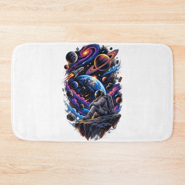Item preview, Cosmic Explorer Space Adventure – Retro Galaxy Astronaut T-Shirt Design designed and sold by LarkLeaf.