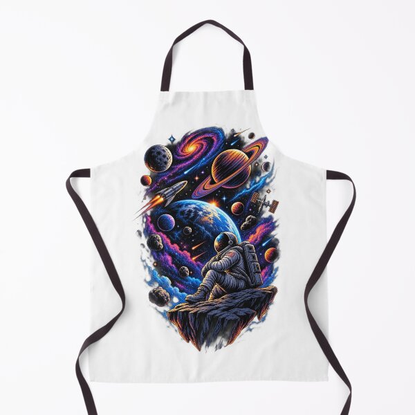 Item preview, Cosmic Explorer Space Adventure – Retro Galaxy Astronaut T-Shirt Design designed and sold by LarkLeaf.