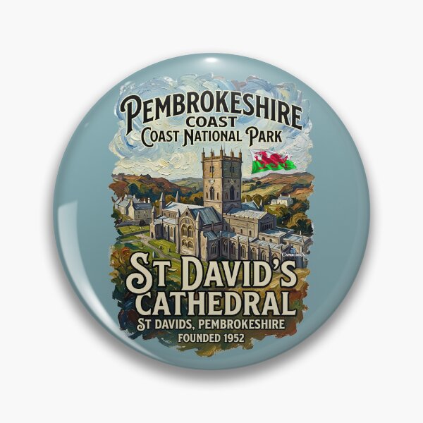 Item preview, St Davids Cathedral Painting designed and sold by EvergreenPark - Tee Studio.