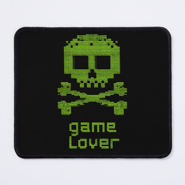 Item preview, Pixelated Green Skull And Crossbones designed and sold by PansySenger.