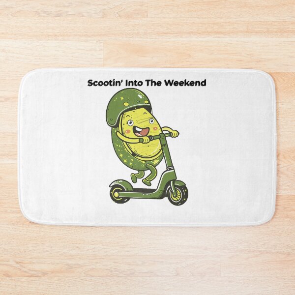 Item preview, Vintage Retro Electric Lime Scooter Riding Funny Avocado Gift T-Shirt designed and sold by TrendyGalaxy.