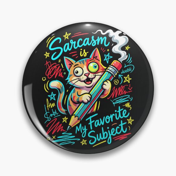 Item preview, Sarcasm Is My Favorite Subject - Sarcastic Cat Student Teacher Gift designed and sold by SplashTastic.