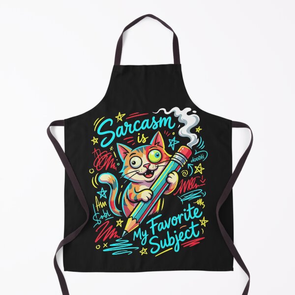 Item preview, Sarcasm Is My Favorite Subject - Sarcastic Cat Student Teacher Gift designed and sold by SplashTastic.