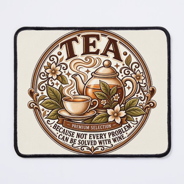 Item preview, Vintage Tea Label Premium Selection Design designed and sold by FABIOLA1970.