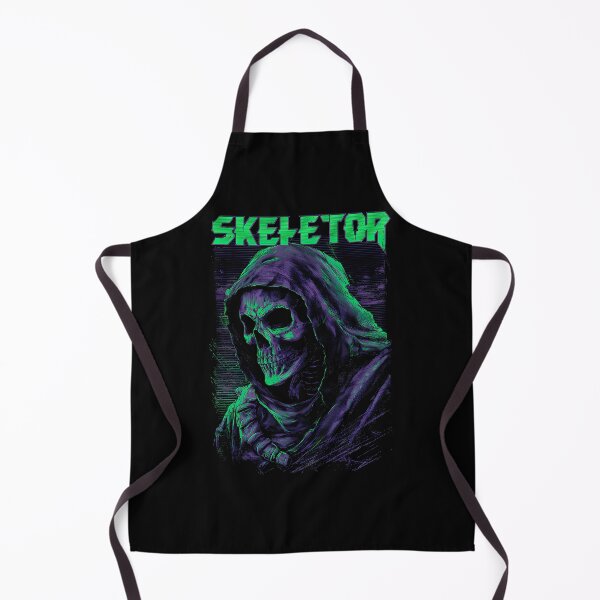 Item preview, Hooded Skeleton Skull In Neon Green And Purple Tone designed and sold by PansySenger.