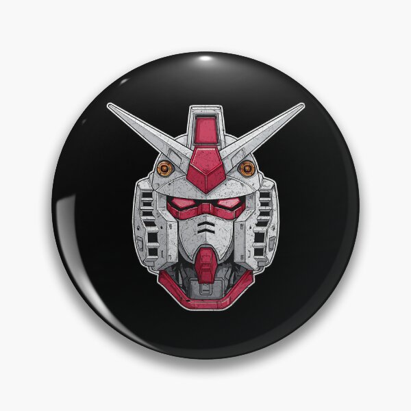 Item preview, White And Red Mech Robot Head designed and sold by PansySenger.