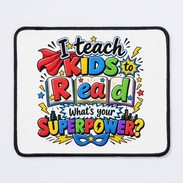 Item preview, I Teach Kids to Read | Teacher Superpower Shirt | Reading Teacher Gift designed and sold by MotivatEd Learners.