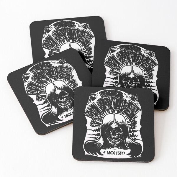Item preview, Calavera estilizada con cabello largo designed and sold by Sick-Side.
