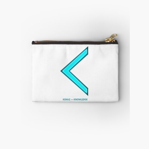 Item preview, Norse Kenaz Rune Knowledge Symbol Neon Glow designed and sold by CalmFrameArt.