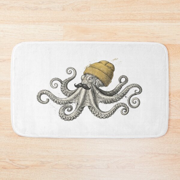 Item preview, Hipster Octopus Etching Style designed and sold by Nacho Average Designs.