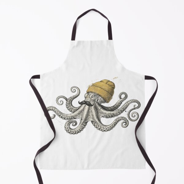 Item preview, Hipster Octopus Etching Style designed and sold by Nacho Average Designs.