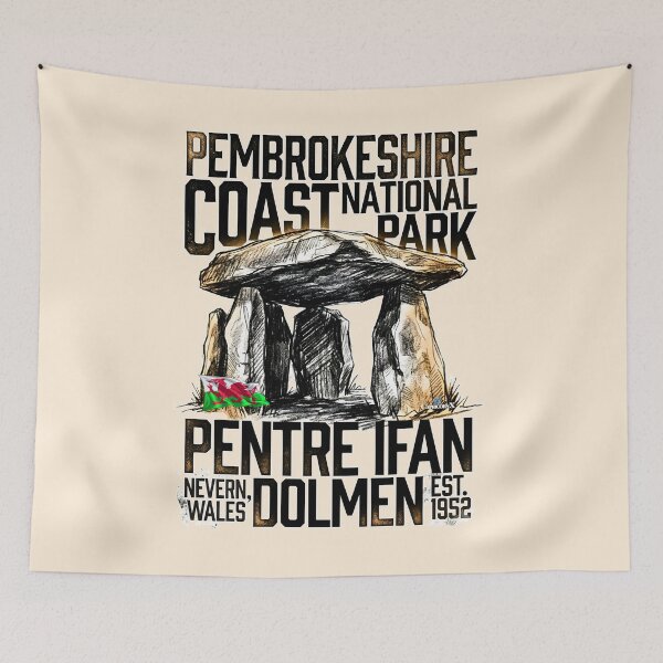 Item preview, Pentre Ifan Dolmen Wales designed and sold by EvergreenPark - Tee Studio.