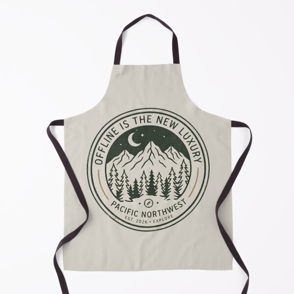 Item preview, Offline Is The New Luxury - Pacific Northwest Hiking Camping Gift designed and sold by SplashTastic.