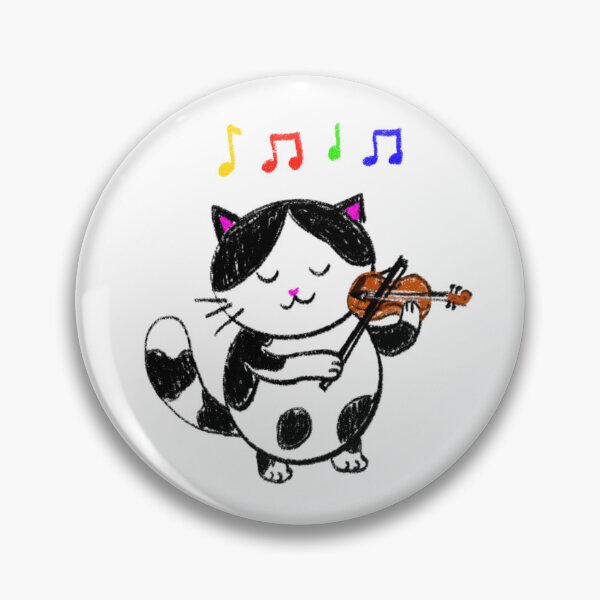 Item preview, boss cat playing the violin  designed and sold by Mr-Meowsies.