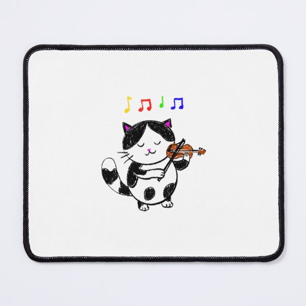 Item preview, boss cat playing the violin designed and sold by Mr-Meowsies.