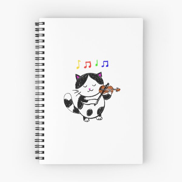 Item preview, boss cat playing the violin  designed and sold by Mr-Meowsies.