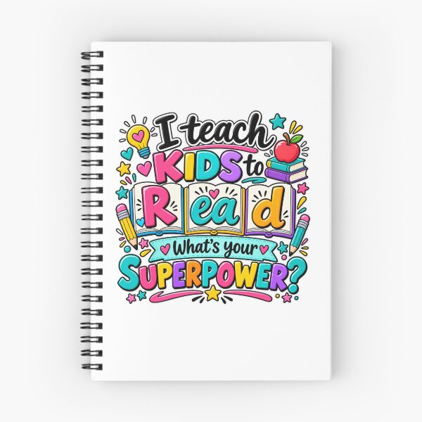 Item preview, I Teach Kids to Read | Teacher Superpower Shirt | Reading Teacher Gift designed and sold by MotivatEd Learners.