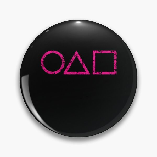 Item preview, Pink Distressed Circle Triangle And Square Geometric Shapes designed and sold by DonnellKohler.
