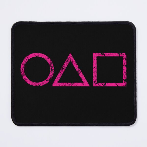 Item preview, Pink Distressed Circle Triangle And Square Geometric Shapes designed and sold by DonnellKohler.
